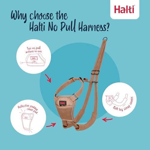 Halti No Pull Dog Harness | Size S, Desert Sand - Image 3