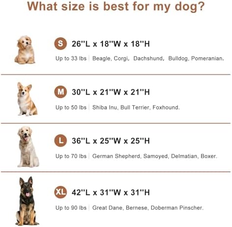 Garnpet Soft Dog Crate for Large Dogs, 4-Door Foldable Collapsible Dog Crate - Image 4