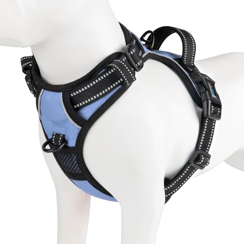 PHOEPET No Pull Dog Harness Reflective Adjustable by PHOEPET