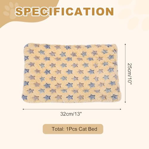 Dog Cat Bed Mat, Soft Coral Fleece Pet Cushion Pad - Image 2