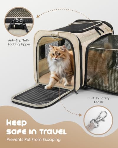 MIDOG Cat Carrier Soft for Small-Medium Cats Up to 25lbs - Image 4