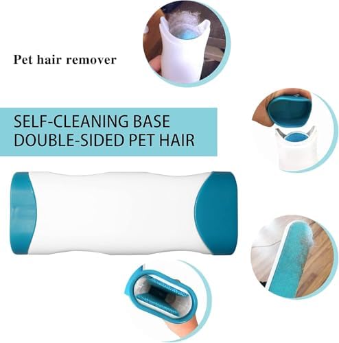 2 Pack Furniture Lint Remover Brushes, Double Sided Self Cleaning Loose Hair - Image 2