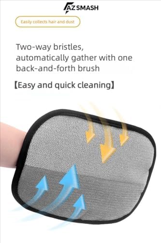 Pet Hair Removal Glove for Dog and Cat Hair, Reusable Electrostatic Hair - Image 4