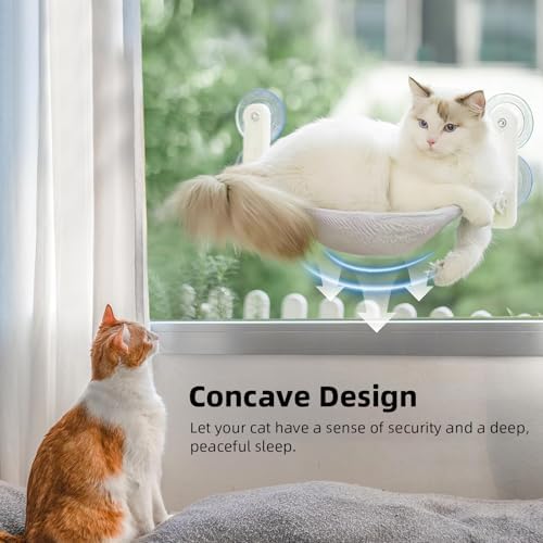 2PCS Replacement Cover for Cat Window Perch, M Size Cordless Cat Window Hammock - Image 6