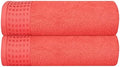 GLAMBURG 100% Cotton 2 Pack Oversized Bath Towel Set 28x55 Inches, Ultra Soft by GLAMBURG