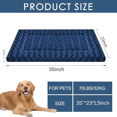 Dog Bed Mat - Comfortable Kennel Pad, Soft Support - Image 2