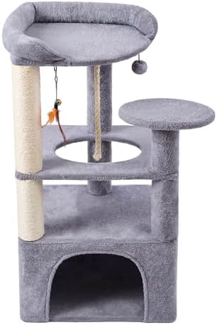 AIWIKIDE 31.5 Inch Cat Tree for Indoor Cats, Sisal Scratching Posts and Private - Image 7