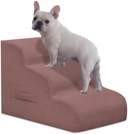 Mesa Lemon 3 Step Dog Stairs Pet Ramp by MesaLemon