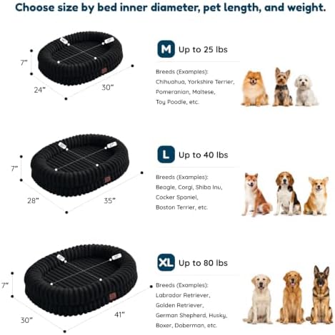 ChiXnuggle Orthopedic Dog Bed, Washable Cover, Faux Fur Bolster Pet Couch - Image 2