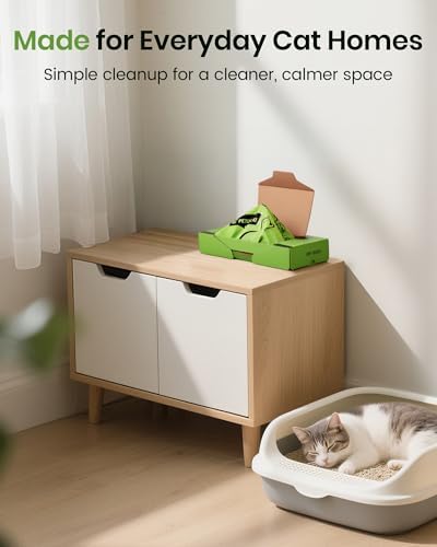 Cat Litter Bags for Poop, Certified Compostable Cat Waste Disposal Bag - Image 7