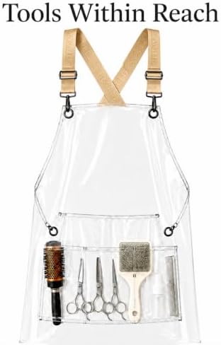 Clear Waterproof Pet Grooming Apron - Image 6
