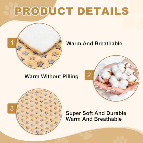 Dog Cat Bed Mat, Soft Coral Fleece Pet Cushion Pad - Image 3