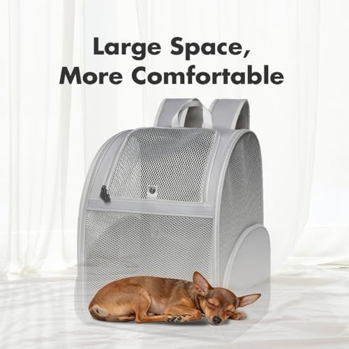 Pet Backpack Carrier ，Large Cat Carrier Backpack Up to 20 Lbs - Image 5