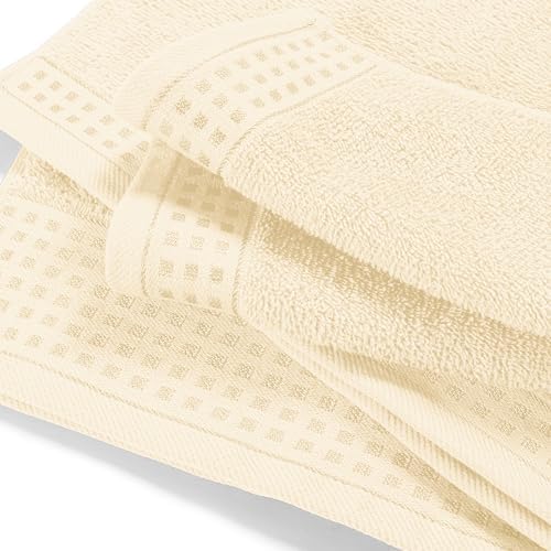 GLAMBURG Ultra Soft 4 Pack Oversized Bath Towel Set 27x54 inches, 100% Cotton - Image 2