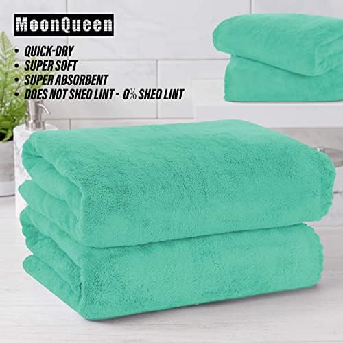 MOONQUEEN 2 Pack Premium Bath Towel Set - Image 6