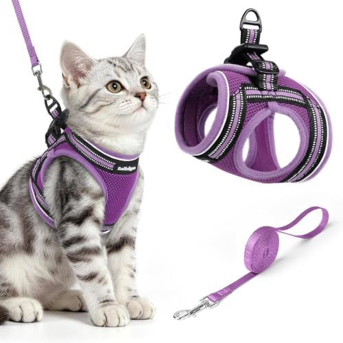 rabbitgoo Cat Harness and Leash Set, Step-in Soft Vest by rabbitgoo