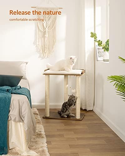FourFurPets Modern Cat Tree for Large Cats, Full Sisal Cat Scratching Post - Image 3