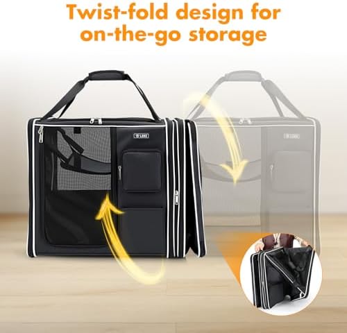 Lekereise Extra Large Cat Carrier Soft Sided, Large cat Travel Carrier - Image 2