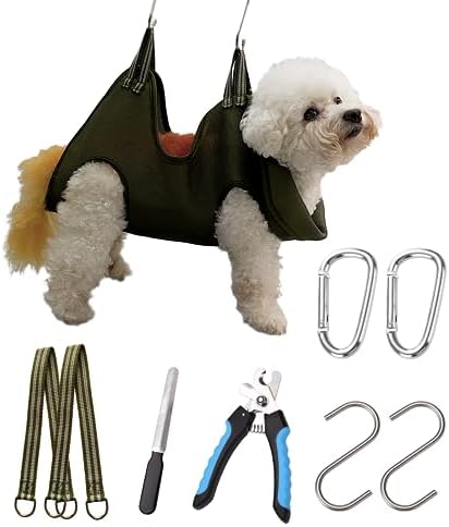 Kkiimatt 10 in 1 Dog Grooming Hammock Harness by Kkiimatt