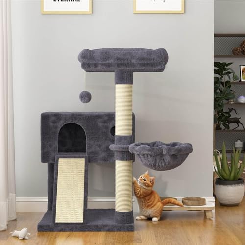 SHA CERLIN Cat Tree 36 Inches Cat Tower - Image 2