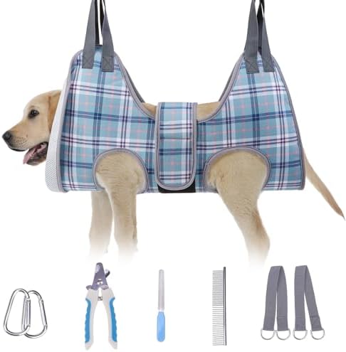BEAUTYZOO Large Dog Grooming Hammock Harness, Nail Trim Restraint Sling by BEAUTYZOO