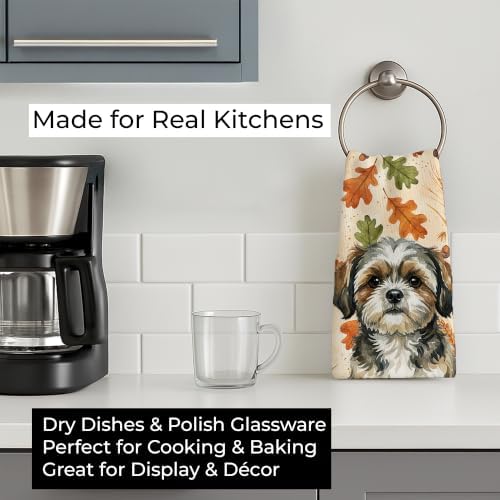 Caroline's Treasures Shih Tzu Dogs Kitchen Towel 15x25 in - Image 3