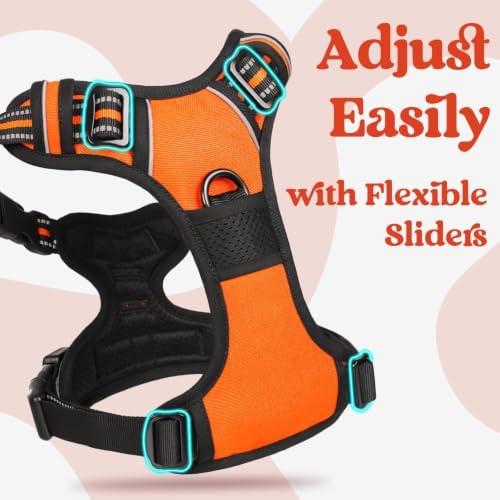rabbitgoo Dog Harness Medium Sized, Updated Easy On & Off - Image 4