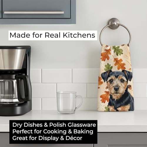 Caroline's Treasures Norfolk Terrier Dogs Kitchen Towel 15x25 in - Image 3
