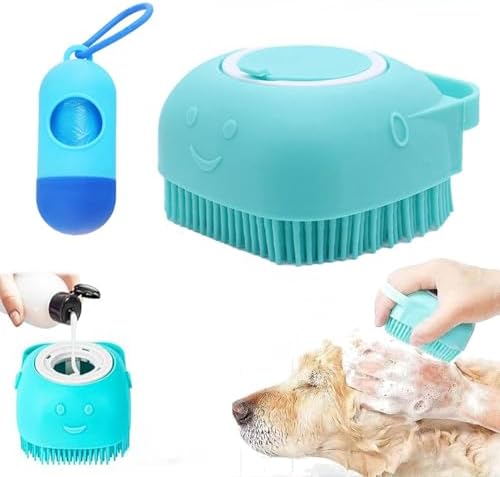Pets Bath Brush | Scrubber for Bath | Dog Shampoo Brush | Dog Washing/Shower by Unknown