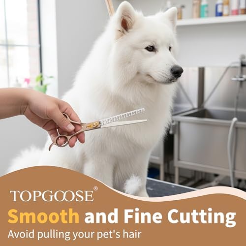 Thinning Shears for Dogs and Cats Pet Grooming Scissors Chunkers Shears 440C - Image 4