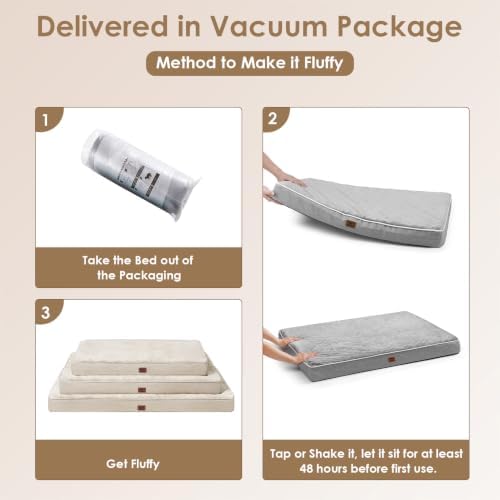 EHEYCIGA Large Orthopedic Memory Foam Dog Bed Washable - Image 5