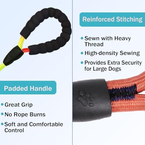 Heavy Duty 3 Dog Leash for Small Dogs No Tangle Detachable 360° Swivel Device - Image 6