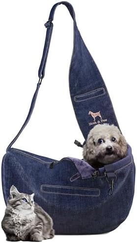 Noah & Paw Dog Sling Carrier for 5-18 lbs, Cat Carrier Bag by NoahPaw