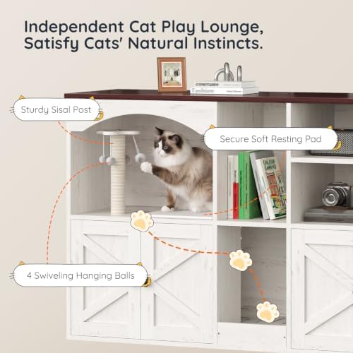 HOOBRO Cat Litter Box Enclosure - Image 5