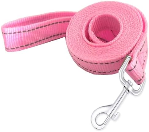 Reflective Dog Leash 4Ft /5 Foot /6 Feet Long, 1 Inch Wide, by TAIDA