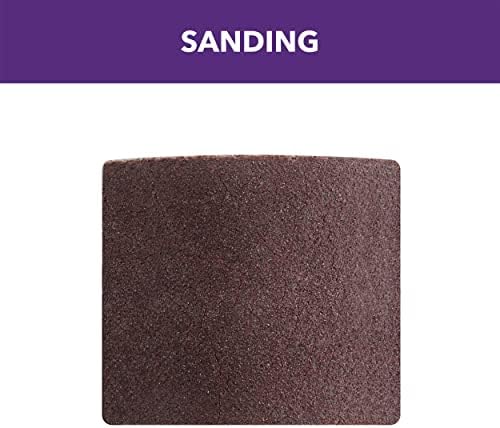 Dremel 445 1/2" 240 grit Rotary Tool Sanding Bands, 6 Pack - Image 2
