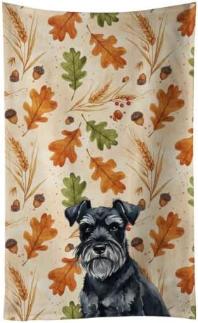 Caroline's Treasures Miniature Schnauzer Dogs Kitchen Towel 15x25 in by CarolinesTreasures