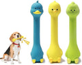 Latex Squeaky Dog Toys, 3 Pack Soft Rubber Dog Chew Toys, 8.7" Standing Stick by KrauzPet