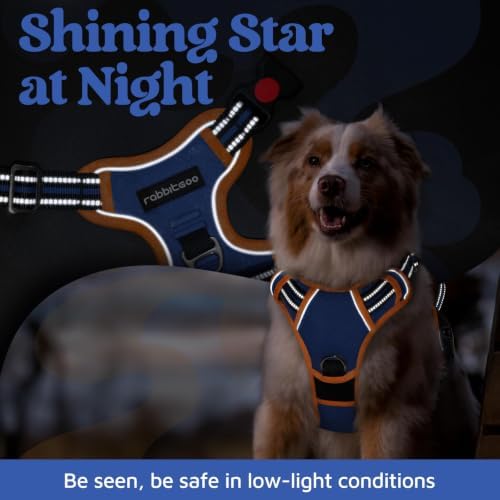 rabbitgoo Dog Harness for Large, No Pull 3 Buckles Easy On & Off - Image 6
