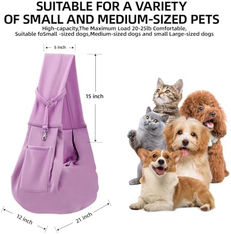 ARZQUT Dog and Cats Carrier Sling, Small Pet Carrier - Image 5