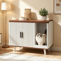 FROMJBEST Cat Litter Box Enclosure, 30.7" Hidden Litter Box Furniture by FROMJBEST