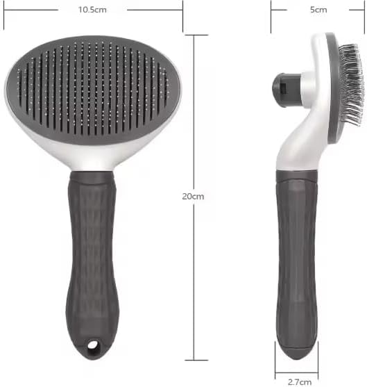 3-Pack Pet Grooming Kit for Dogs & Cats Self-Cleaning Slicker Brush, Deshedding - Image 3
