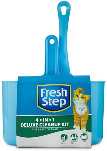 Fresh Step 4-in-1 Deluxe Cat Litter Cleanup Kit by FreshStep