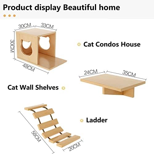 Cat Wall Shelves/Furniture, Perches and Steps Set - Image 2
