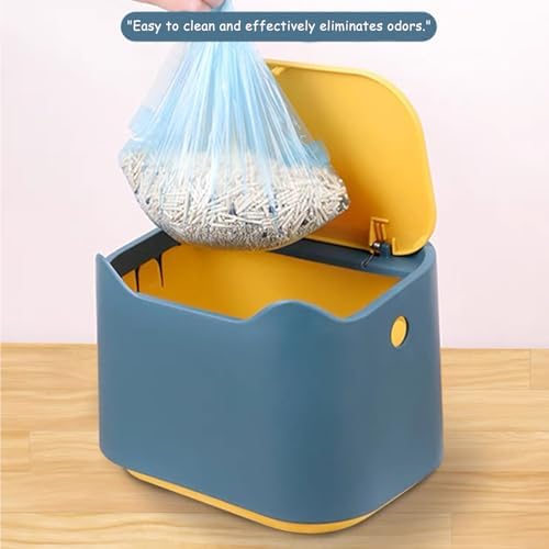 Cat Litter Trash Can Mini Countertop Cat Litter Disposal Bin - Image 5