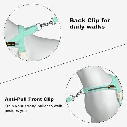 Plutus Pet Cotton Dog Harness and Leash Set, Reflective and Soft Padded - Image 3