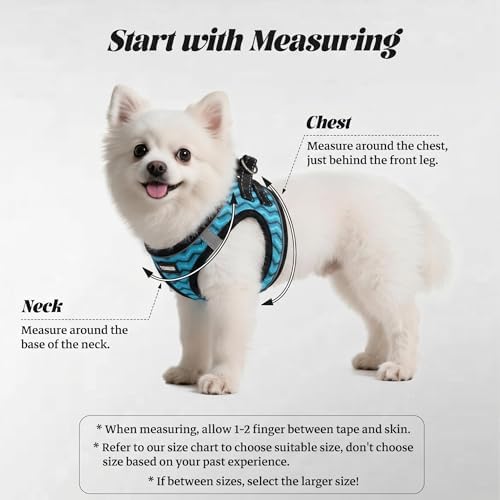 No Pull Dog Puppy Harness and Leash Set Reflective Mesh Vest Small - Image 2