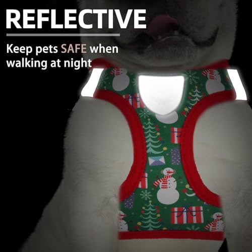 PUPTECK Christmas Dog Harness, Collar and Leash Set No Pull - Image 5