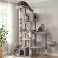 Feandrea Large Cat Tree, 74.1" Tall Sturdy Cat Tower by FeandreabySONGMICSHOME
