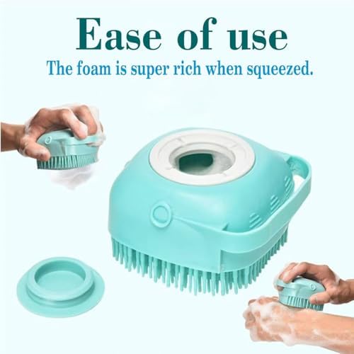 Pets Bath Brush | Scrubber for Bath | Dog Shampoo Brush | Dog Washing/Shower - Image 2